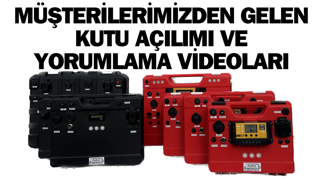 Müşterilerimizden Gelen Ürün Videoları