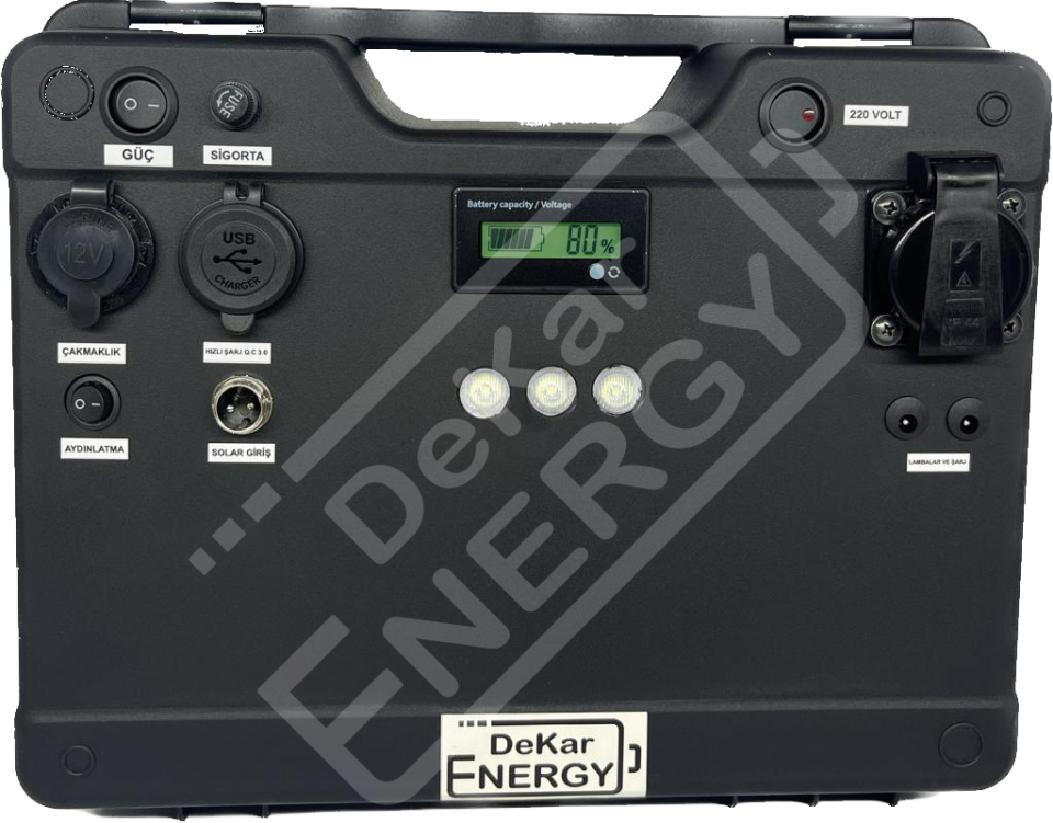 Taşınabilir Güç Kaynağı DK-600-BLACK