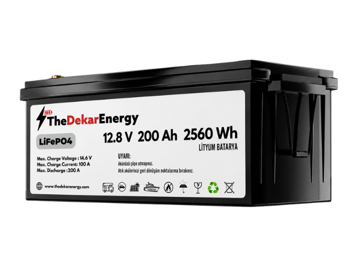 12 Volt 200 Ah LiFePO4 Akü