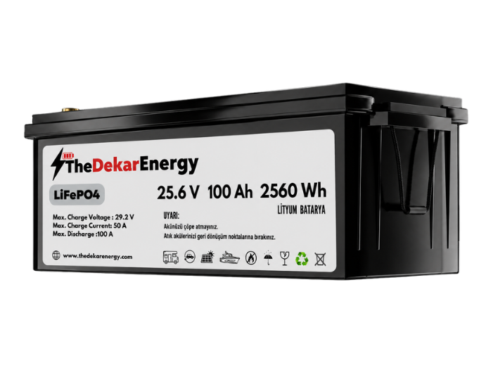 24 Volt 100 Ah LiFePO4 Akü