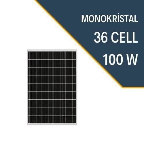 Lexron 100W Monokristal Güneş Paneli