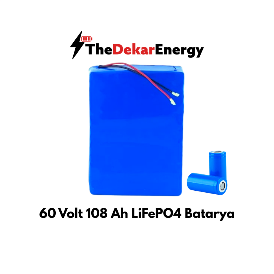 60 Volt 108 Ah LiFePO4 Batarya