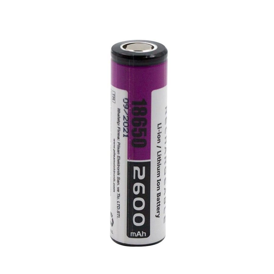 Orion 18650 2600 mAh 3.7V 5C Şarj Edilebilir Li-ion Pil