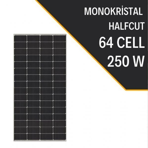 Lexron 250 Watt Half Cut Monokristal Güneş Paneli
