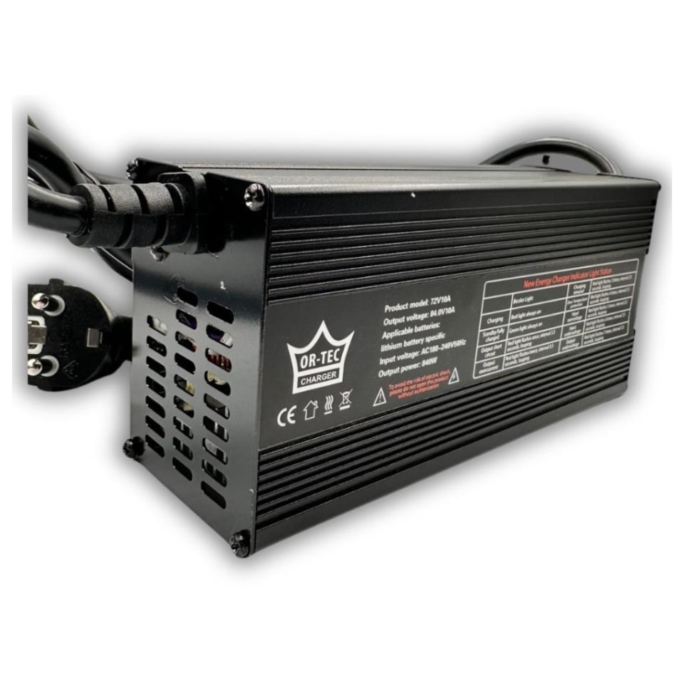 72 Volt 10A Lityum Şarj Aleti