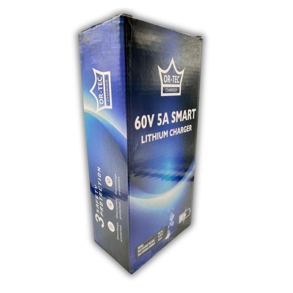 60 Volt 5A Lityum Şarj Aleti