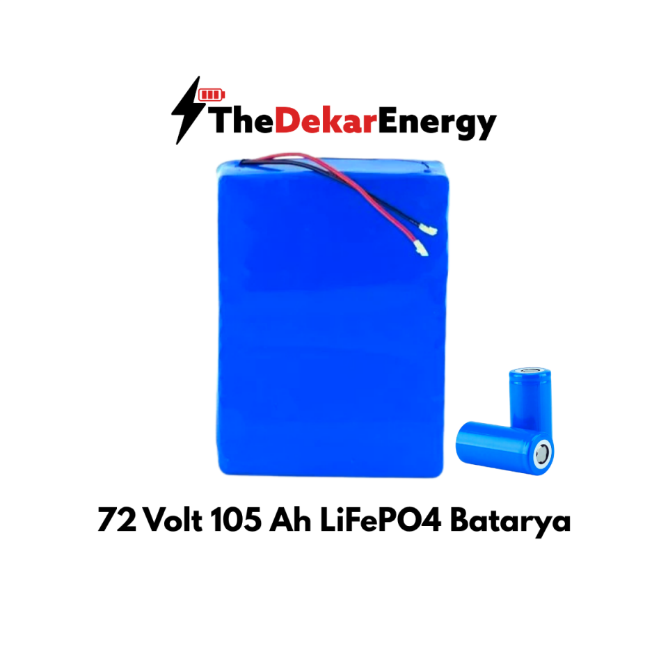 72 Volt 105 Ah Prizmatik LiFePO4 Batarya
