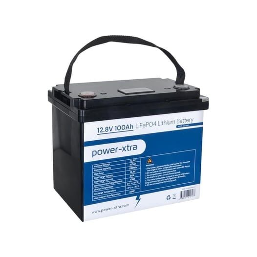 Power-Xtra 12.8V 100Ah LiFePO4 Lityum Akü - Ekranlı