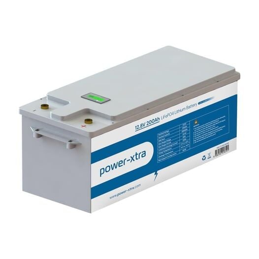 Power-Xtra 12.8V 200Ah LiFePO4 Lityum Akü - Ekranlı Power-Xtra 12.8V 200Ah LiFePO4 Lityum Akü - Ekranlı