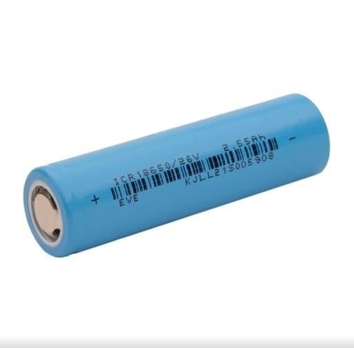 18650 EVE 26v 2600 mAh 3.7v 3C Lityum İyon Pil