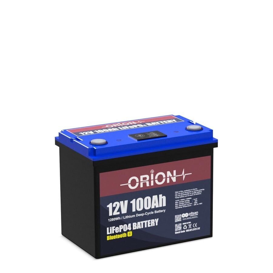 Orion 12 Volt 100 Ah Lifepo4 Akü - Smart - Ekranlı