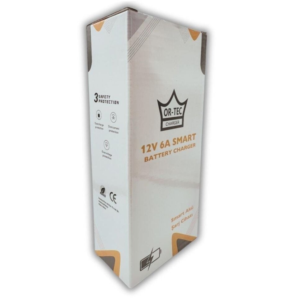 12V 6A Akıllı Akü Şarj Aleti