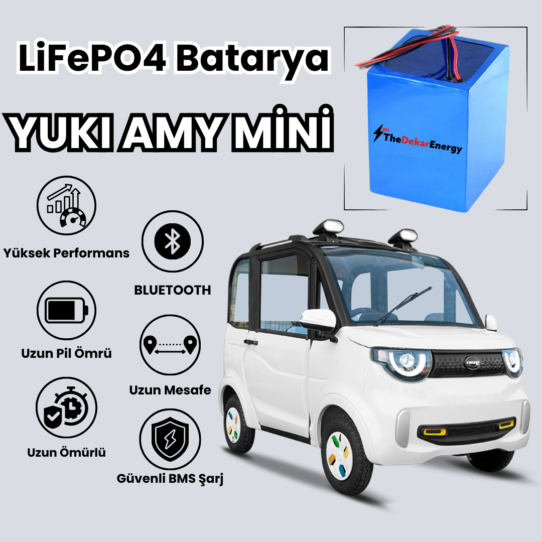Yuki Amy Mini LiFePO4 Batarya