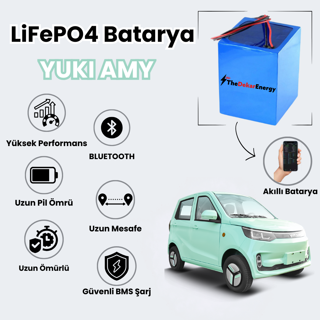 Yuki Amy LiFePO4 Batarya