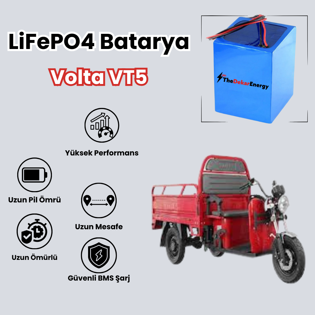 Volta VT5 LiFePO4 Batarya