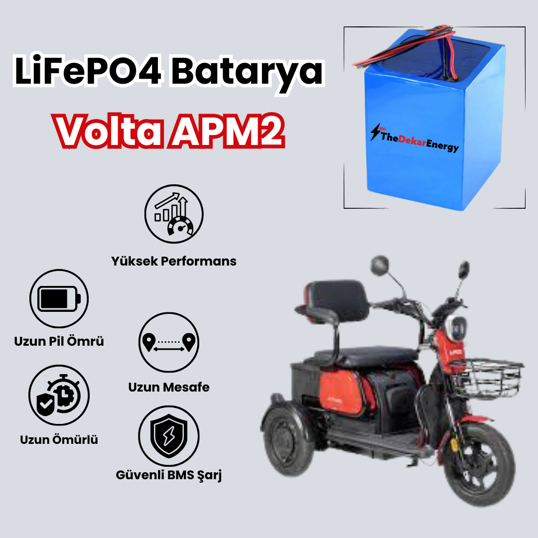Volta APM2 LiFePO4 Batarya