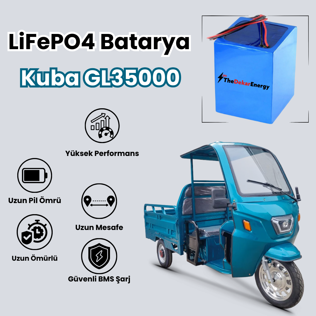 Kuba GL35000 LiFePO4 Batarya