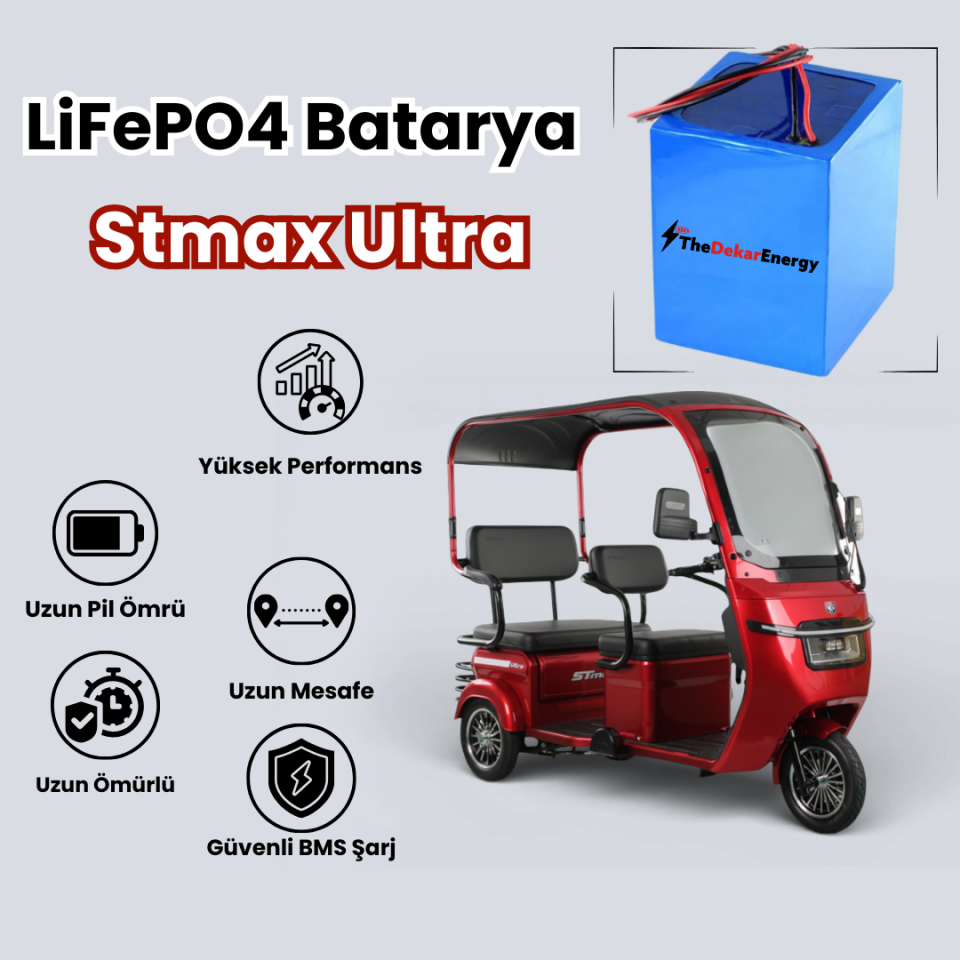 Stmax Ultra LiFePO4 Batarya