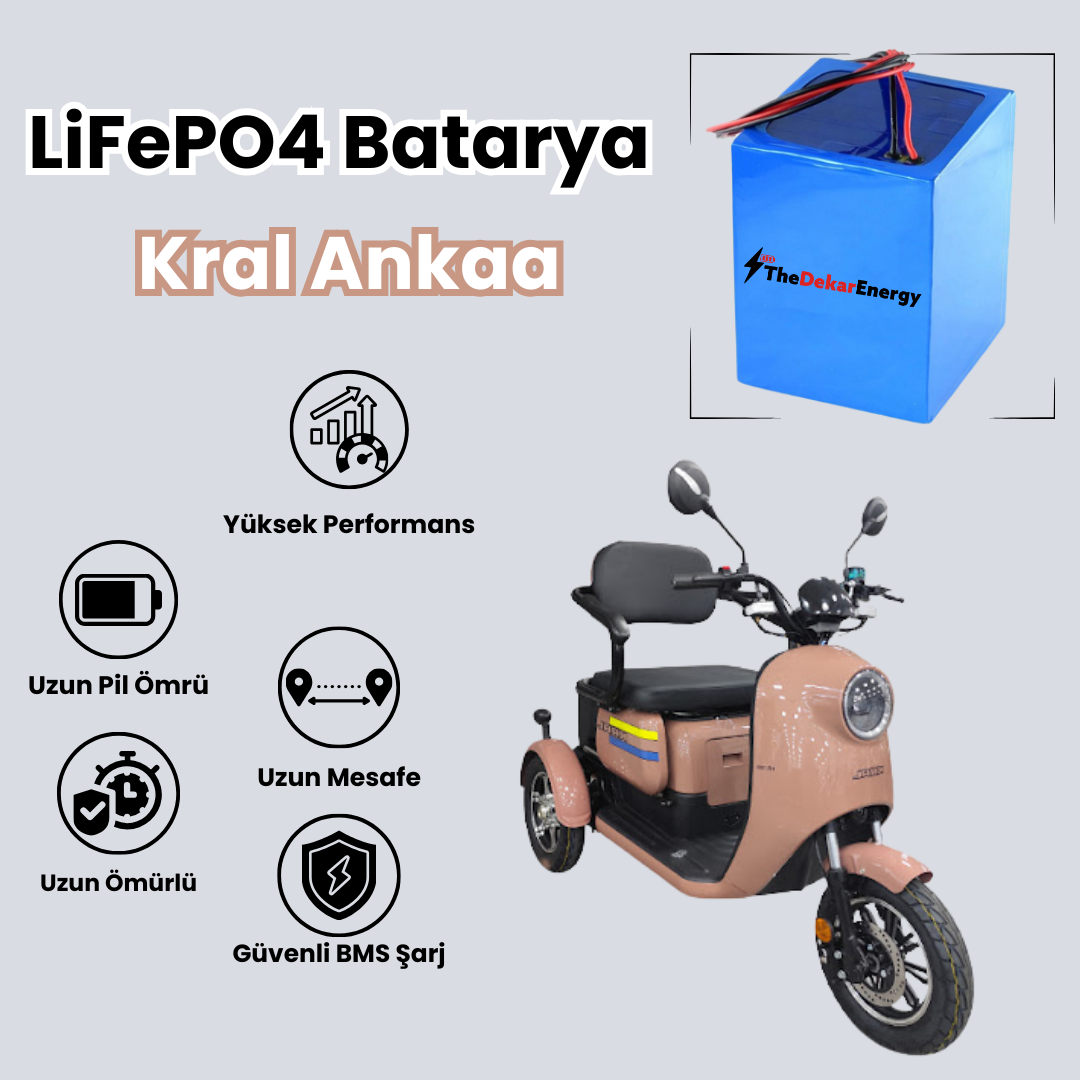 Kral Ankaa LiFePO4 Batarya