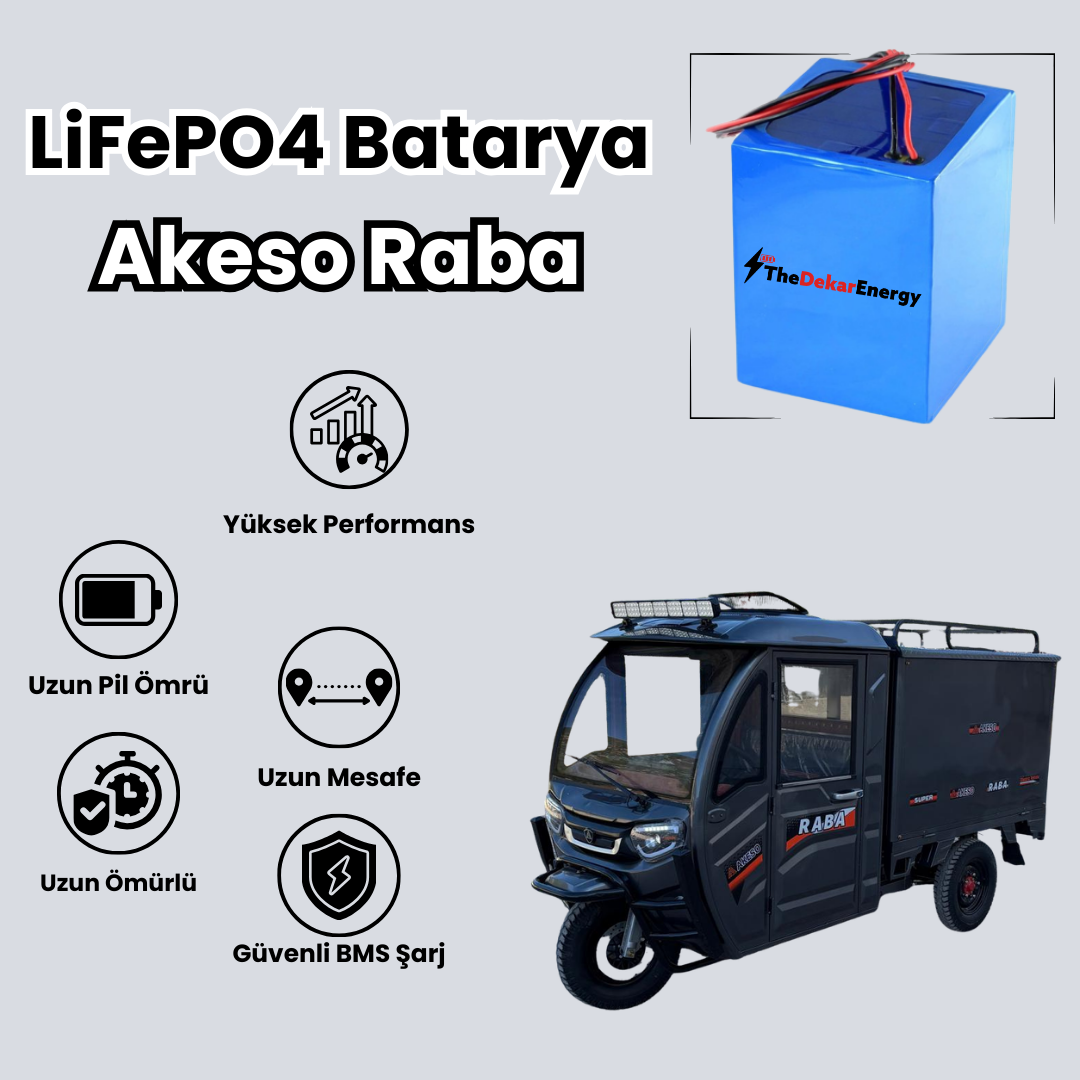 Akeso Raba LiFePO4 Batarya