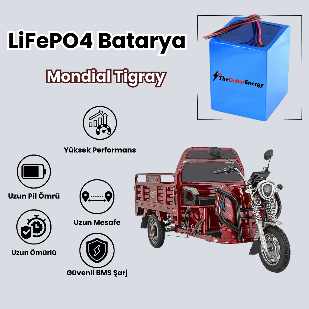 Mondial Tigray LiFePO4 Batarya