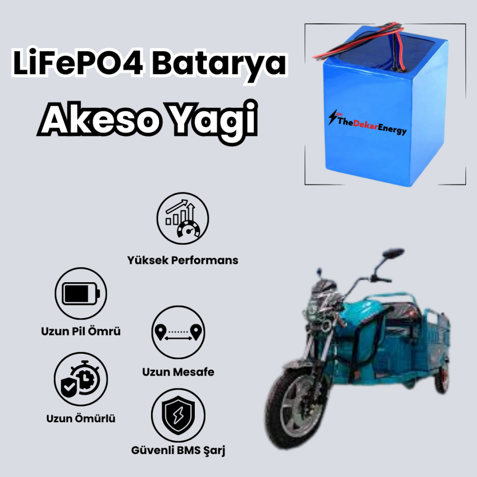 Akeso Yagi LiFePO4 Batarya