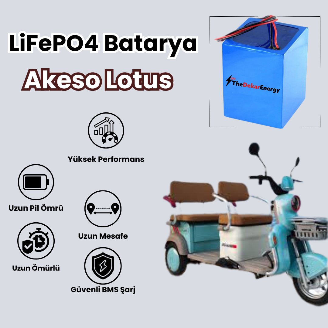 Akeso Lotus LiFePO4 Batarya