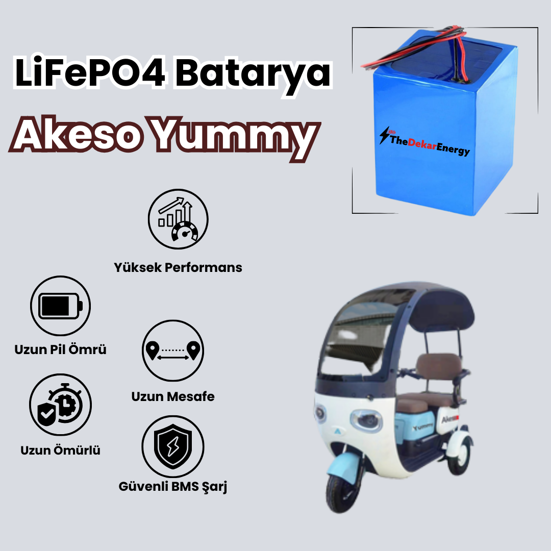 Akeso Yummy LiFePO4 Batarya