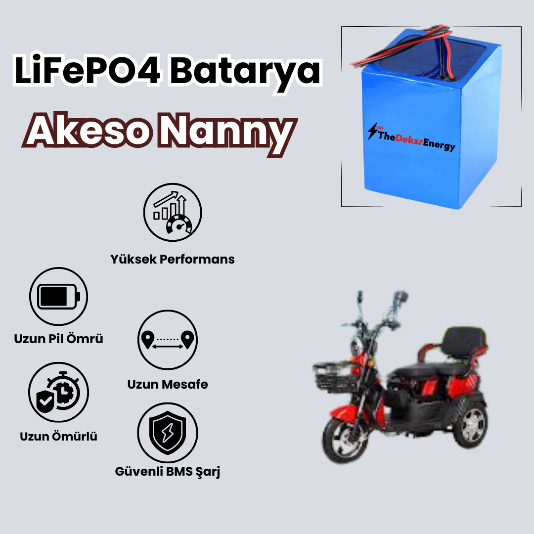Akeso Nanny LiFePO4 Batarya