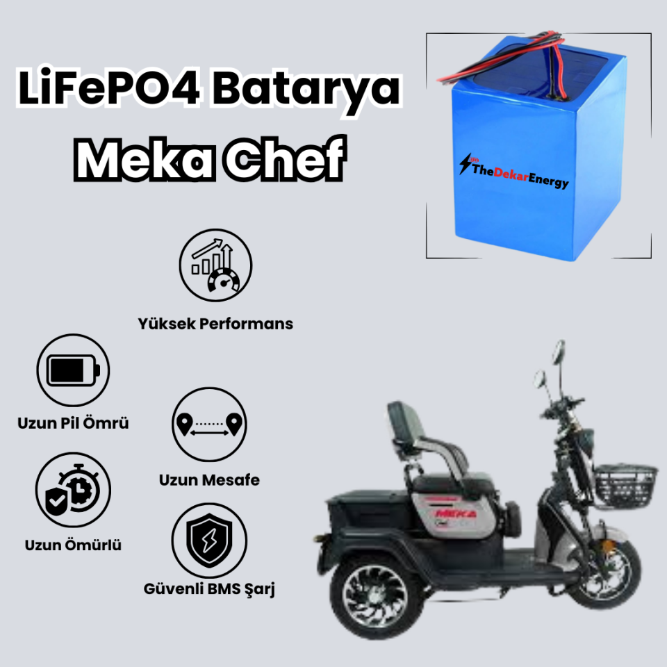 Meka Chef LiFePO4 Batarya