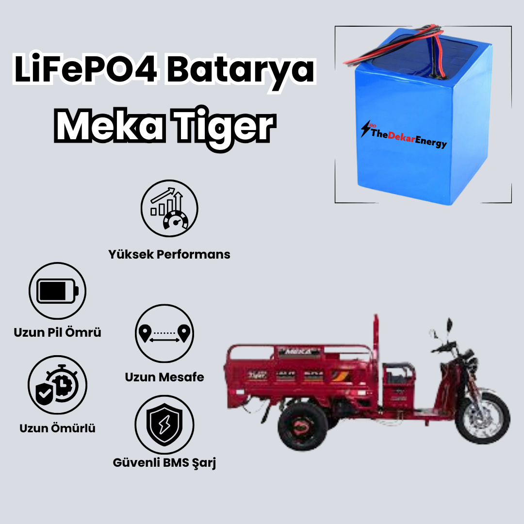 Meka Tiger LiFePO4 Batarya
