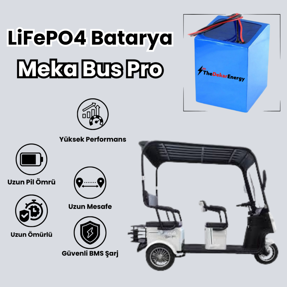 Meka Bus Pro LiFePO4 Batarya
