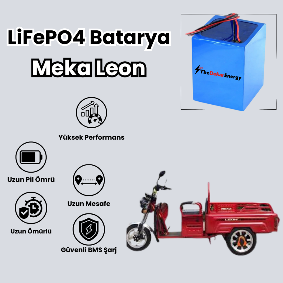 Meka Leon LiFePO4 Batarya