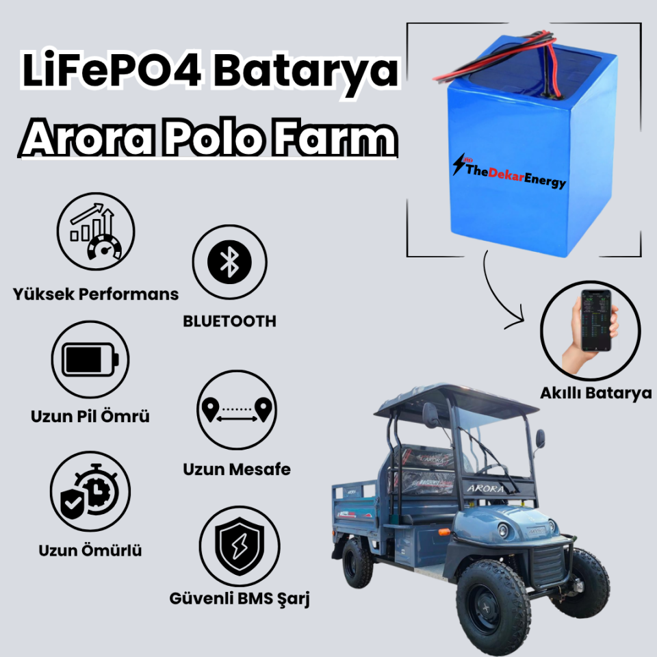 Arora Polo Farm LiFePO4 Batarya