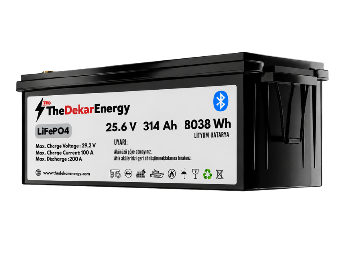 24 Volt 314 Ah LiFePO4 Akü