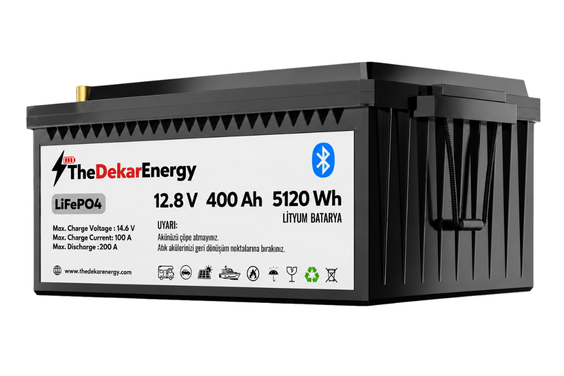 12 Volt 400 Ah LiFePO4 Akü