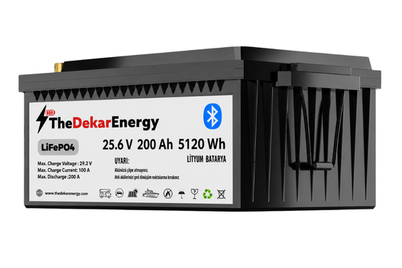24 Volt 200 Ah LiFePO4 Akü