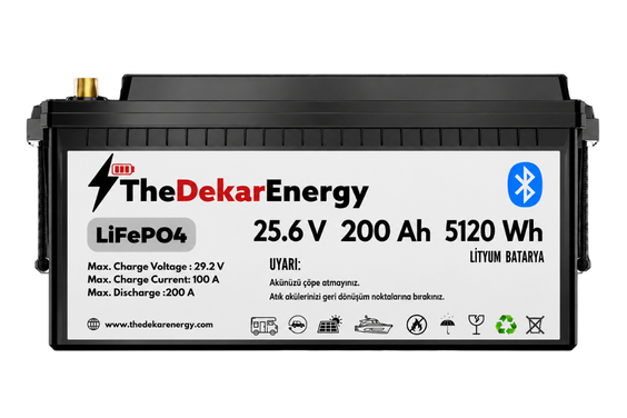 24 Volt 200 Ah LiFePO4 Akü