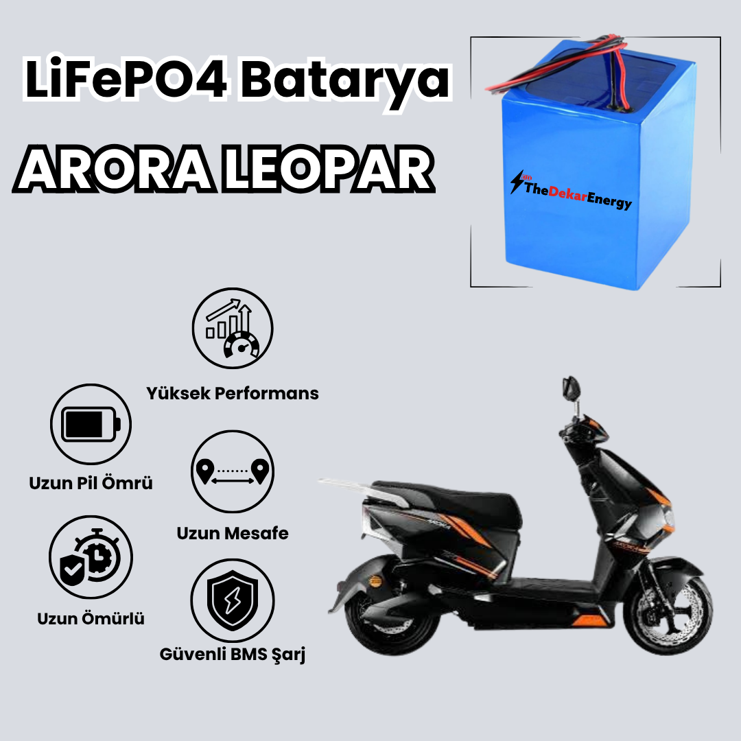 Arora Leopar LiFePO4 Batarya